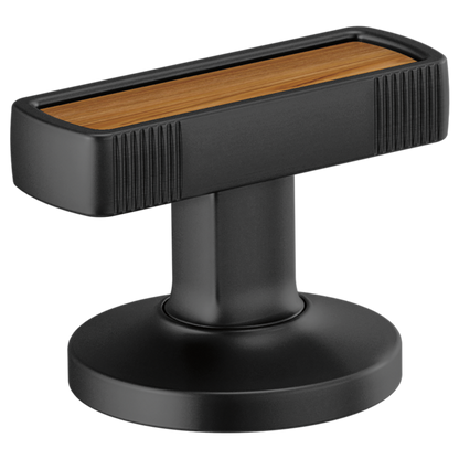 Brizo - Kintsu Widespread Lavatory Knob with Wood Inlay Handle Kit