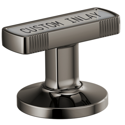 Brizo - Kintsu Widespread Lavatory Knob with Custom Inlay Handle Kit