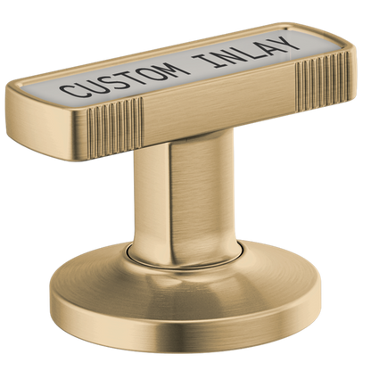 Brizo - Kintsu Widespread Lavatory Knob with Custom Inlay Handle Kit
