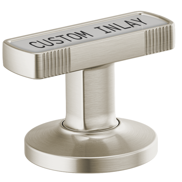 Brizo - Kintsu Widespread Lavatory Knob with Custom Inlay Handle Kit