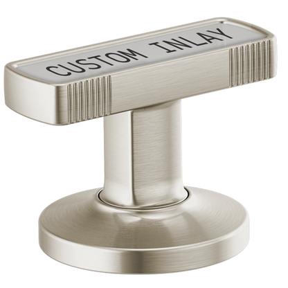 Brizo - Kintsu Widespread Lavatory Knob with Custom Inlay Handle Kit