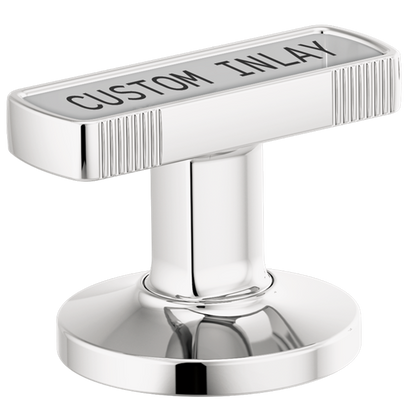 Brizo - Kintsu Widespread Lavatory Knob with Custom Inlay Handle Kit