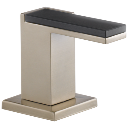 Brizo - Siderna Widespread Lavatory and Bidet Solar Gray Glass Lever Handle Kit