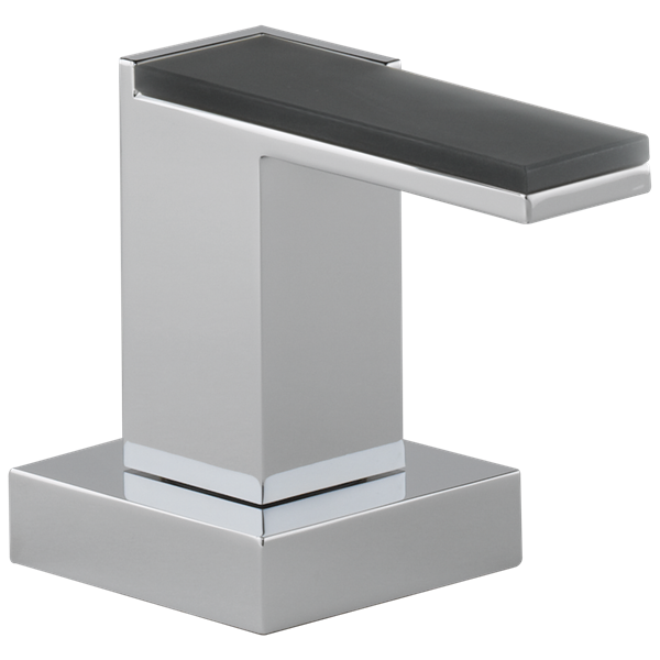 Brizo - Siderna Roman Tub Faucet Solar Gray Glass Lever Handle Kit