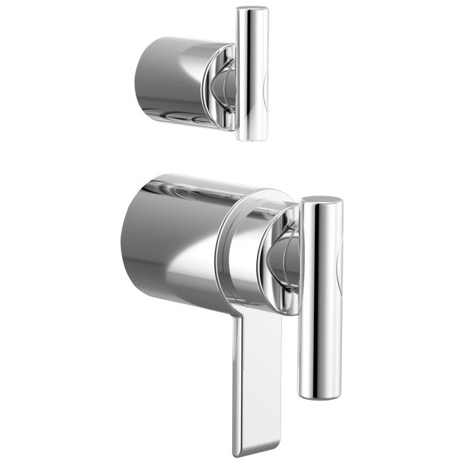 Brizo - Roccesco TempAssure Thermostatic Valve With Integrated Diverter Lever Handle Kit