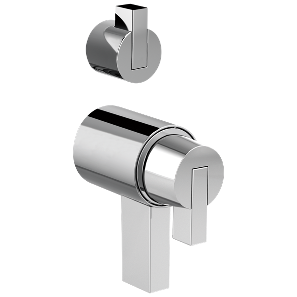 Brizo - Litze TempAssure Thermostatic Valve With Diverter Trim Handle Kit - Lever