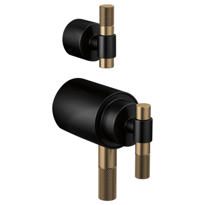 Brizo - Litze TempAssure Thermostatic Valve With Diverter Trim Handle Kit - T-Lever