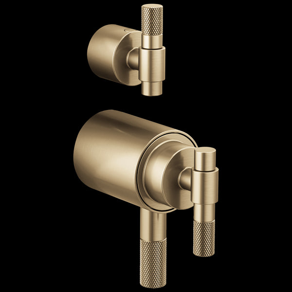 Brizo - Litze TempAssure Thermostatic Valve With Integrated Diverter T-Lever Handle Kit