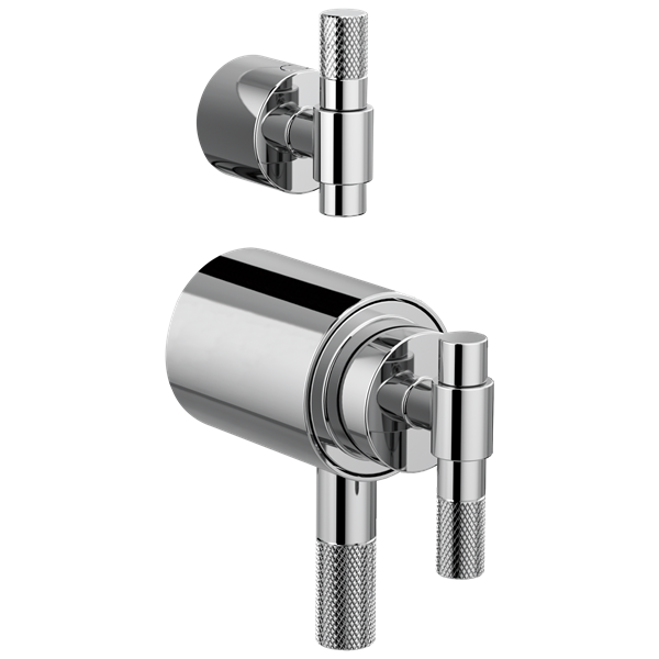Brizo - Litze TempAssure Thermostatic Valve With Diverter Trim Handle Kit - T-Lever