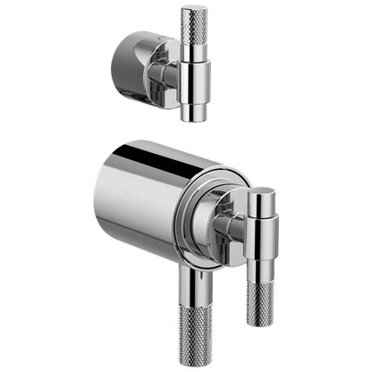Brizo - Litze TempAssure Thermostatic Valve With Diverter Trim Handle Kit - T-Lever