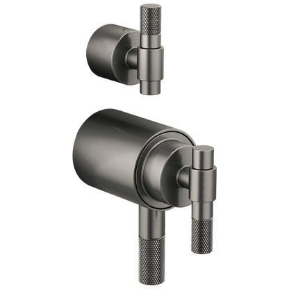 Brizo - Litze TempAssure Thermostatic Valve With Diverter Trim Handle Kit - T-Lever
