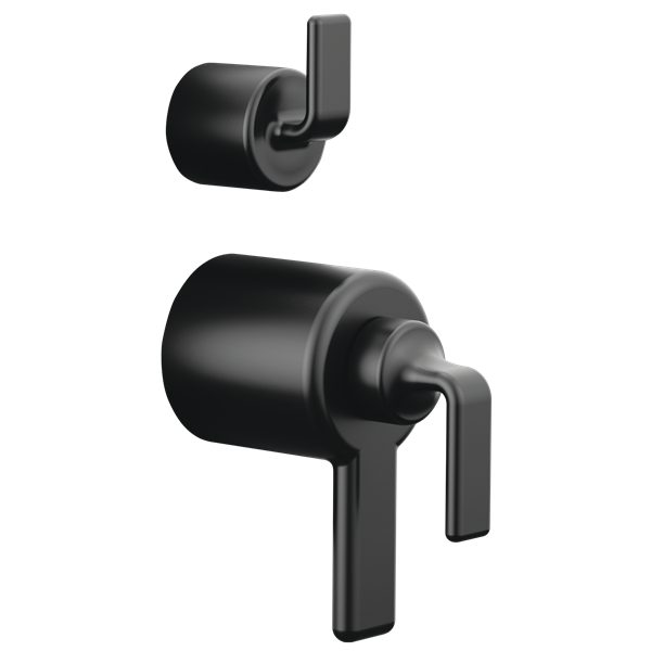Brizo - Allaria TempAssure Thermostatic Valve Trim with Integrated Diverter Trim Twist Lever Handle Kit