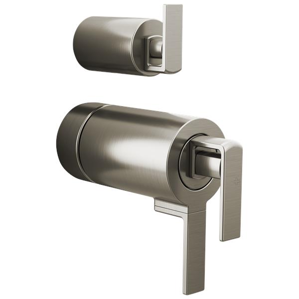 Brizo - Frank Lloyd Wright TempAssure Thermostatic Valve with Integrated Diverter Trim Gap Lever Handle Kit