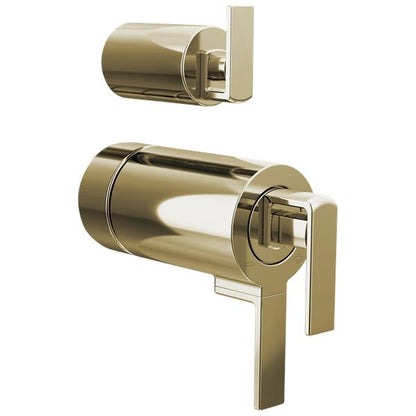 Brizo - Frank Lloyd Wright TempAssure Thermostatic Valve with Integrated Diverter Trim Gap Lever Handle Kit