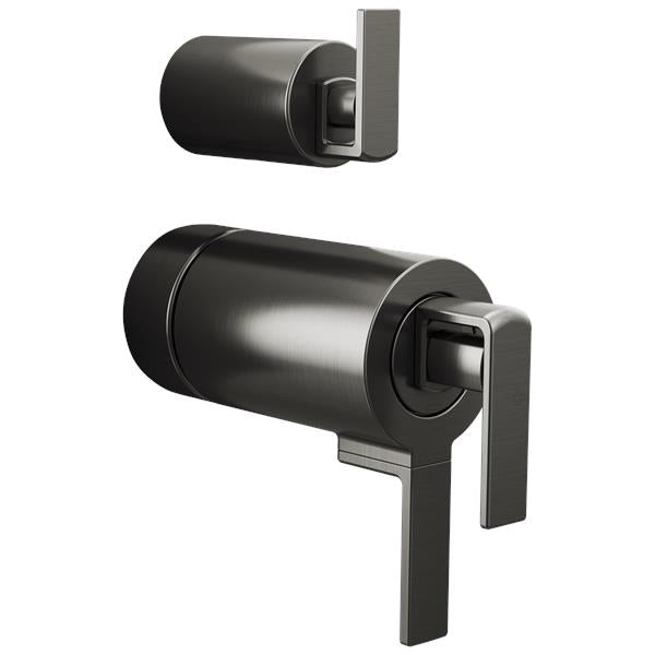 Brizo - Frank Lloyd Wright TempAssure Thermostatic Valve with Integrated Diverter Trim Gap Lever Handle Kit