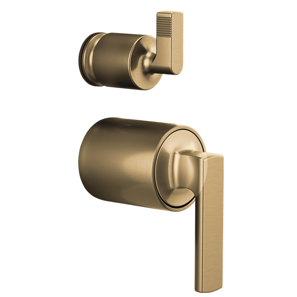 Brizo - Kintsu Pressure Balance Valve with Integrated Diverter Trim Lever Handle Kit