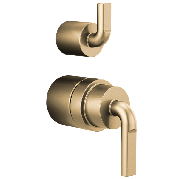 Brizo - Litze Pressure Balance Valve With Diverter Trim Handle Kit - Notch Lever