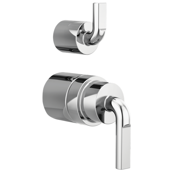 Brizo - Litze Pressure Balance Valve With Diverter Trim Handle Kit - Notch Lever