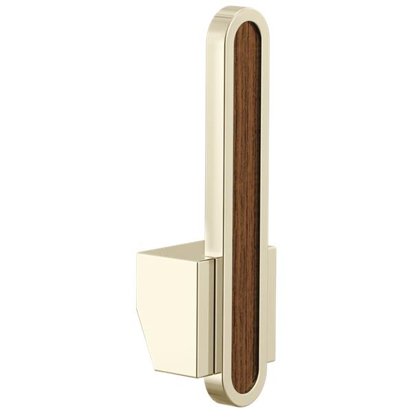 Brizo - Frank Lloyd Wright Pull-Down Kitchen Faucet Arc Lever with Wood Inlay Handle Kit