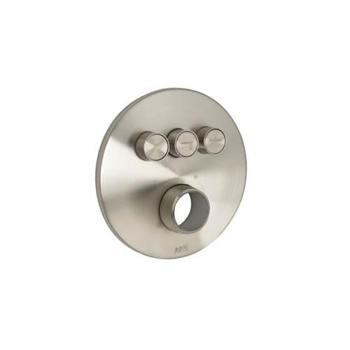 Huntington Brass - Round Three Push Button Valve Faceplate Trim