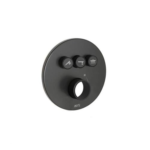 Huntington Brass - Round Three Push Button Valve Faceplate Trim