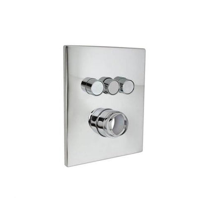 Huntington Brass - Three Button Push Button Valve Faceplate