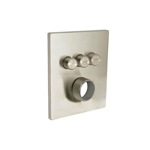 Huntington Brass - Three Button Push Button Valve Faceplate