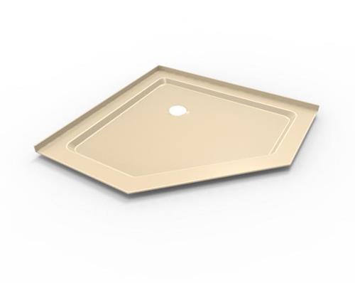 Hydro Systems - Corner Shower Pan Gel Coat 3838 Neo Angle