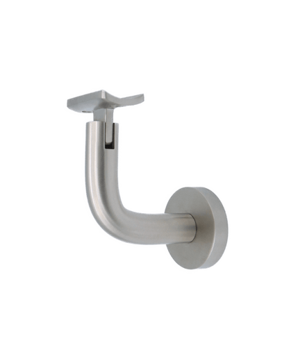 Linnea - Surface Mount Hand Rail Bracket with Curve Clamp and Round Rose