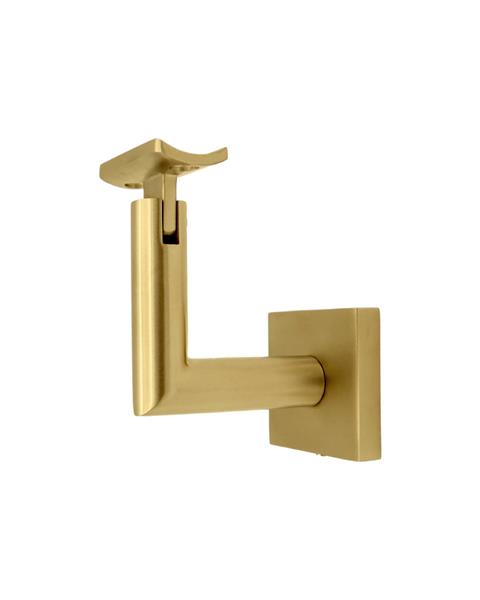 Linnea - Surface Mount Hand Rail Bracket with Curve Clamp and Square Rose