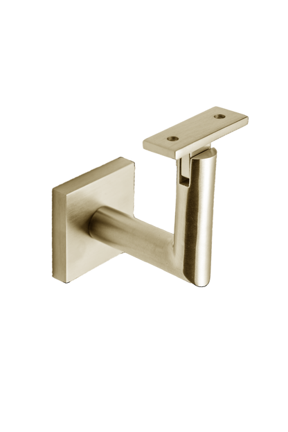 Linnea - Concrete Mount Hand Rail Bracket with Flat Clamp and Square Rose