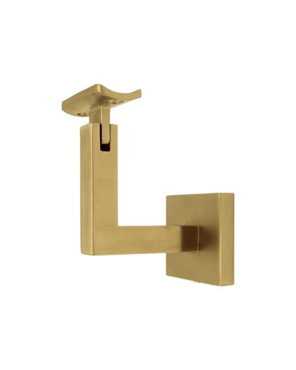Linnea - Surface Mount Hand Rail Bracket with Curve Clamp and Square Rose