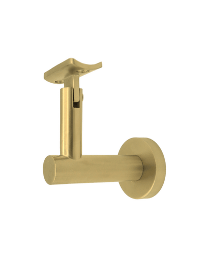 Linnea - Concrete Mount Hand Rail Bracket with Curve Clamp and Round Rose