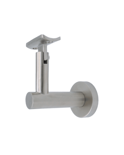 Linnea - Surface Mount Hand Rail Bracket with Curve Clamp and Round Rose