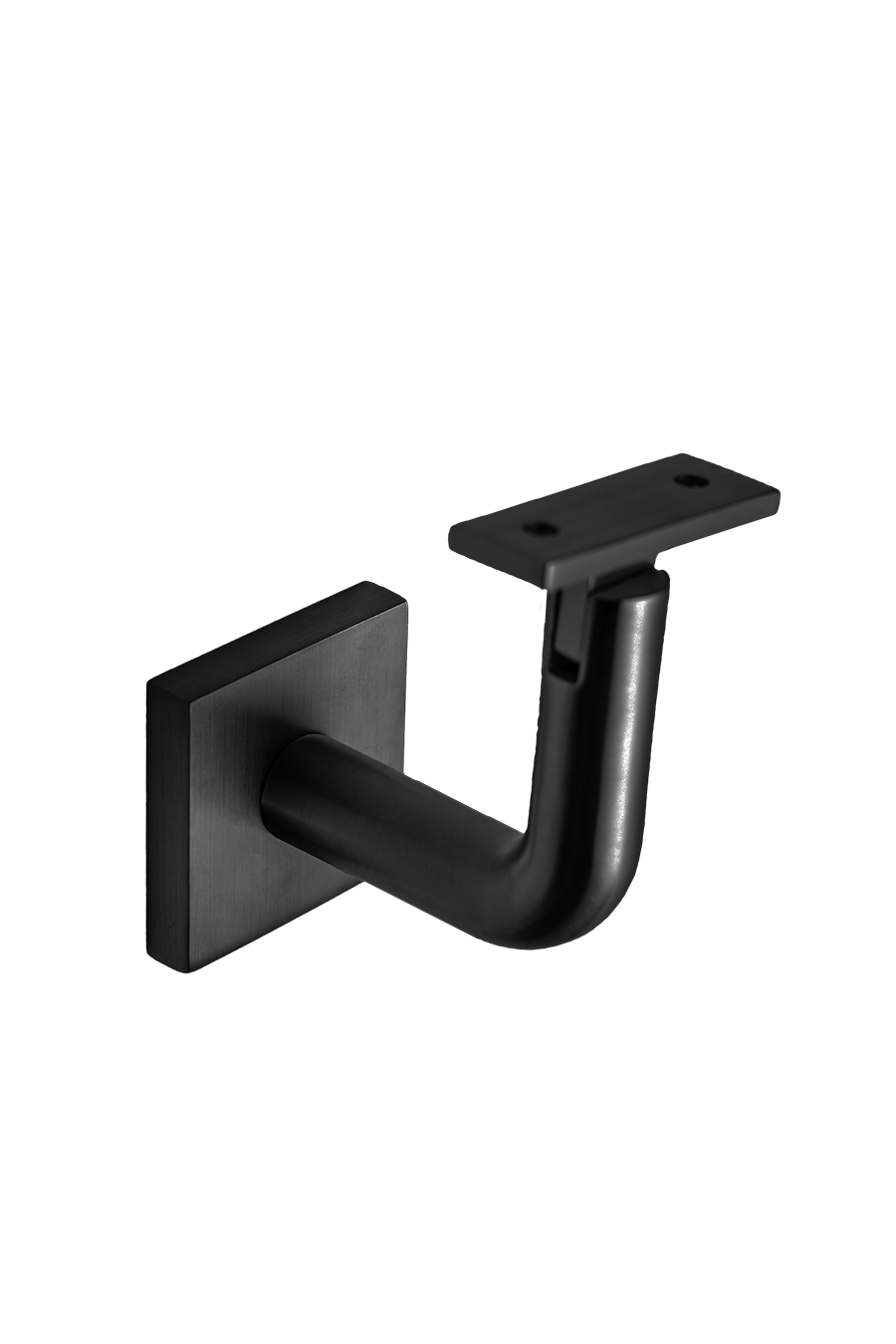 Linnea - Concrete Mount Hand Rail Bracket with Flat Clamp and Square Rose