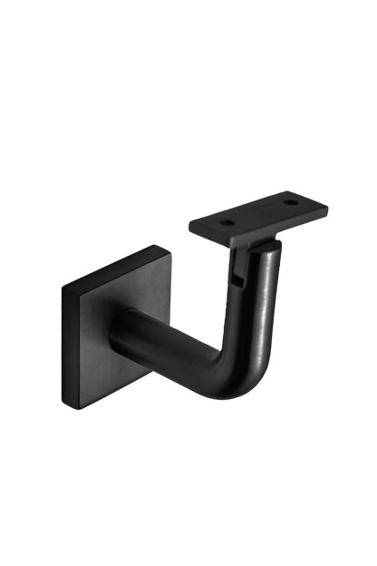 Linnea - Concrete Mount Hand Rail Bracket with Flat Clamp and Square Rose