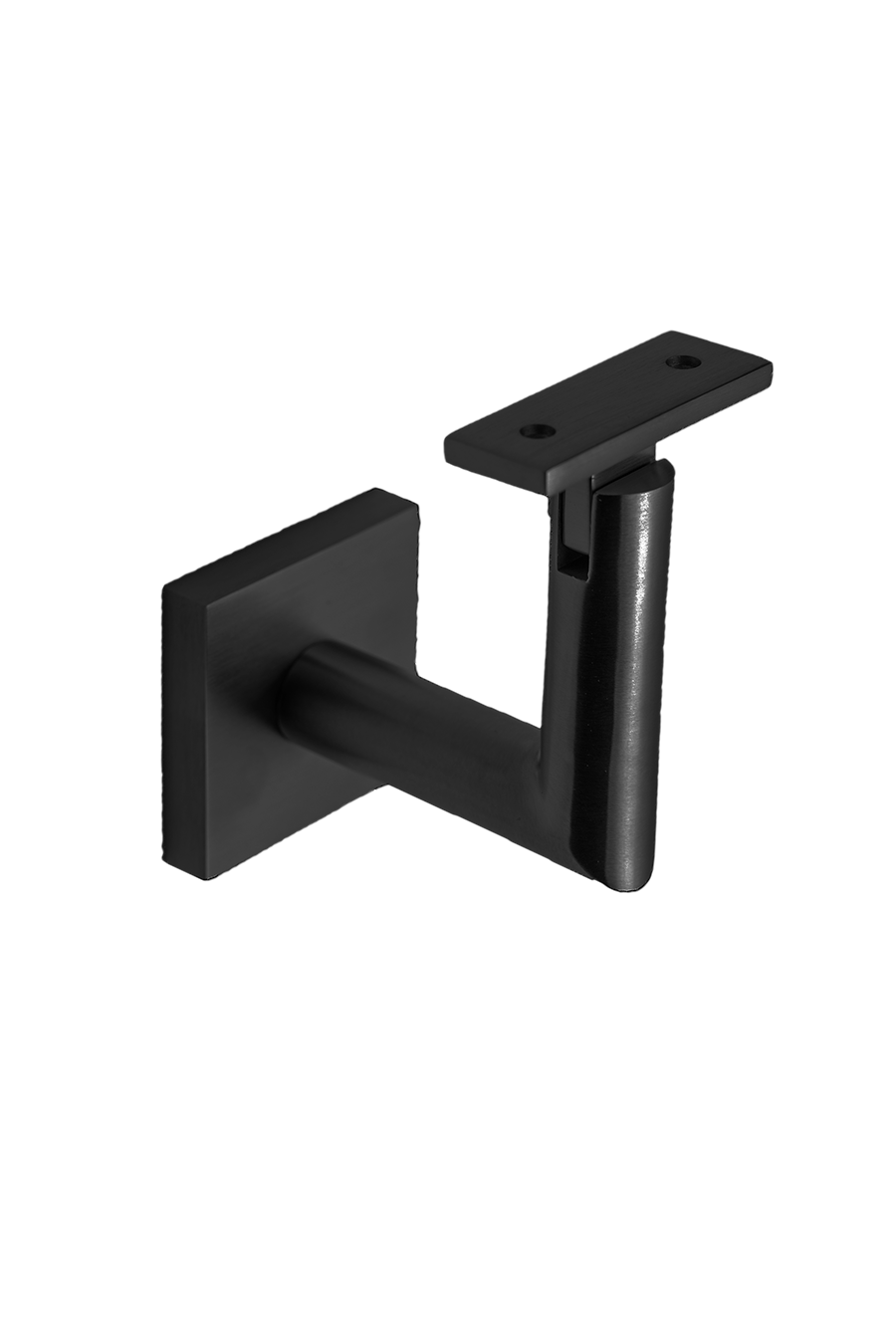 Linnea - Concrete Mount Hand Rail Bracket with Flat Clamp and Square Rose