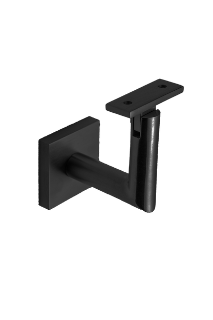 Linnea - Concrete Mount Hand Rail Bracket with Flat Clamp and Square Rose