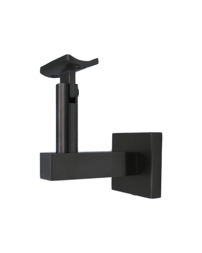 Linnea - Surface Mount Hand Rail Bracket with Curve Clamp and Square Rose