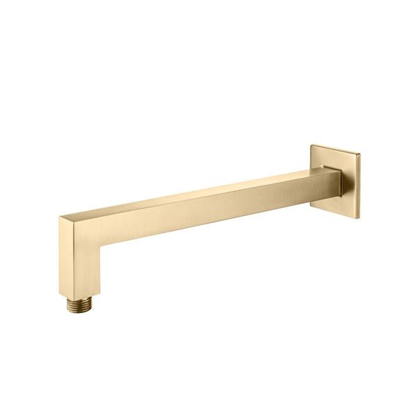 Isenberg - Wall Mount Square Shower Arm - 12 Inch (300mm) - With Flange