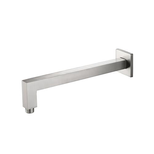 Isenberg - Wall Mount Square Shower Arm - 12 Inch (300mm) - With Flange