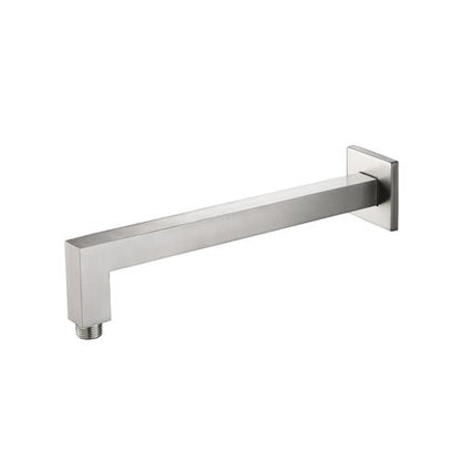 Isenberg - Wall Mount Square Shower Arm - 12 Inch (300mm) - With Flange