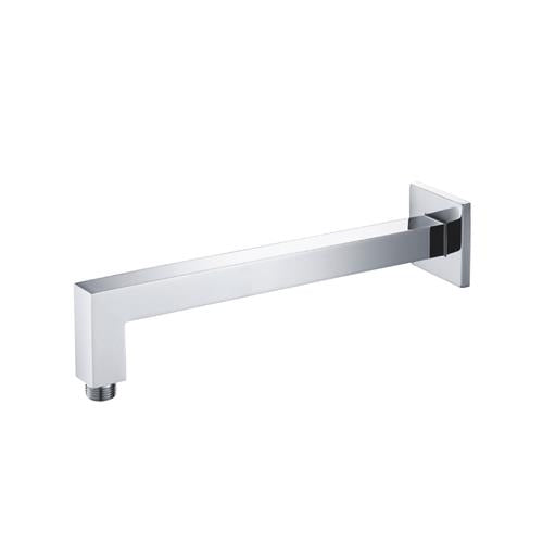 Isenberg - Wall Mount Square Shower Arm - 12 Inch (300mm) - With Flange
