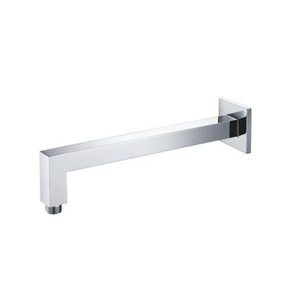 Isenberg - Wall Mount Square Shower Arm - 12 Inch (300mm) - With Flange