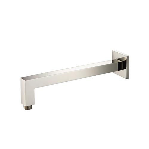 Isenberg - Wall Mount Square Shower Arm - 12 Inch (300mm) - With Flange