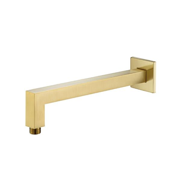 Isenberg - Wall Mount Square Shower Arm - 12 Inch (300mm) - With Flange