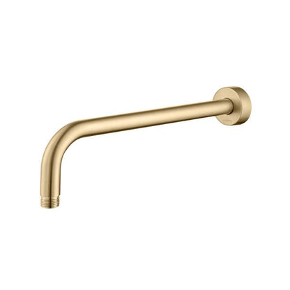 Flusso - Wall Mount Round Shower Arm - 12 Inch (300mm) - With Flange