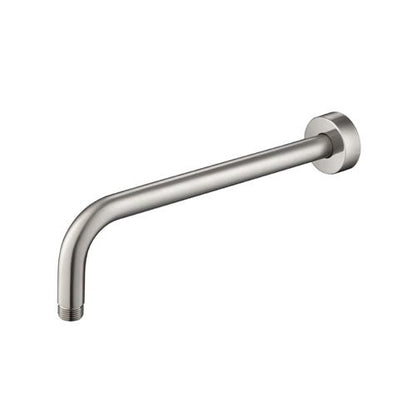 Flusso - Wall Mount Round Shower Arm - 12 Inch (300mm) - With Flange