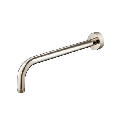 Flusso - Wall Mount Round Shower Arm - 12 Inch (300mm) - With Flange
