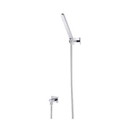 Flusso - Hand Shower Set With Wall Elbow, Holder and Hose